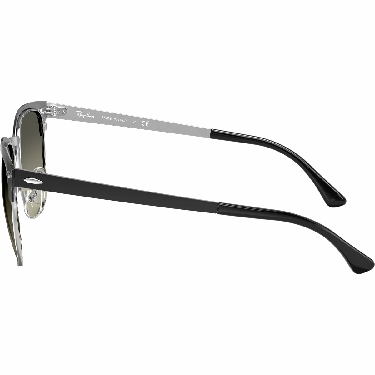 Clubmaster Metal - Polished Black Silver/Grey Gradient
