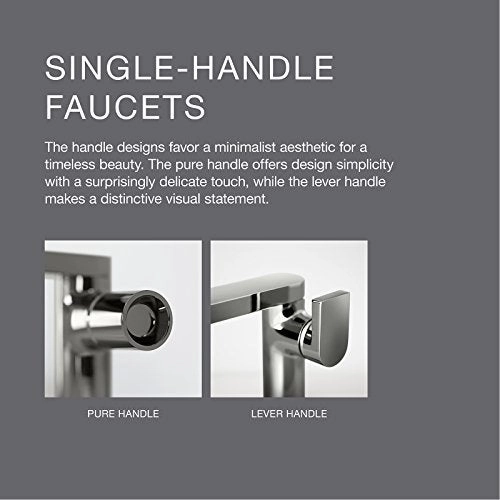 Composed Single Hole Single-Handle Bathroom Faucet with Cylindrical Handle and Drain in Polished Chr