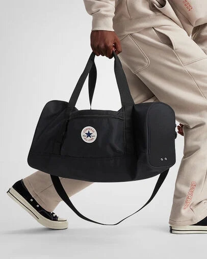 CONVERSE GO 2 BLACK DUFFLE BAG