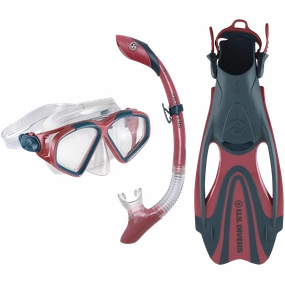 Cozumel TX Island Dry Snorkel & Proflex FX Set