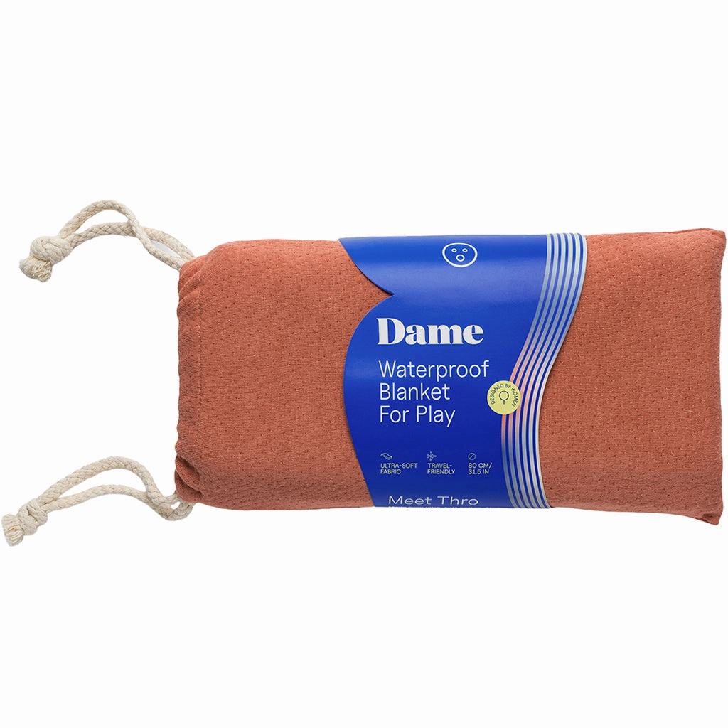Dame Thro Travel Waterproof Blanket in Copper