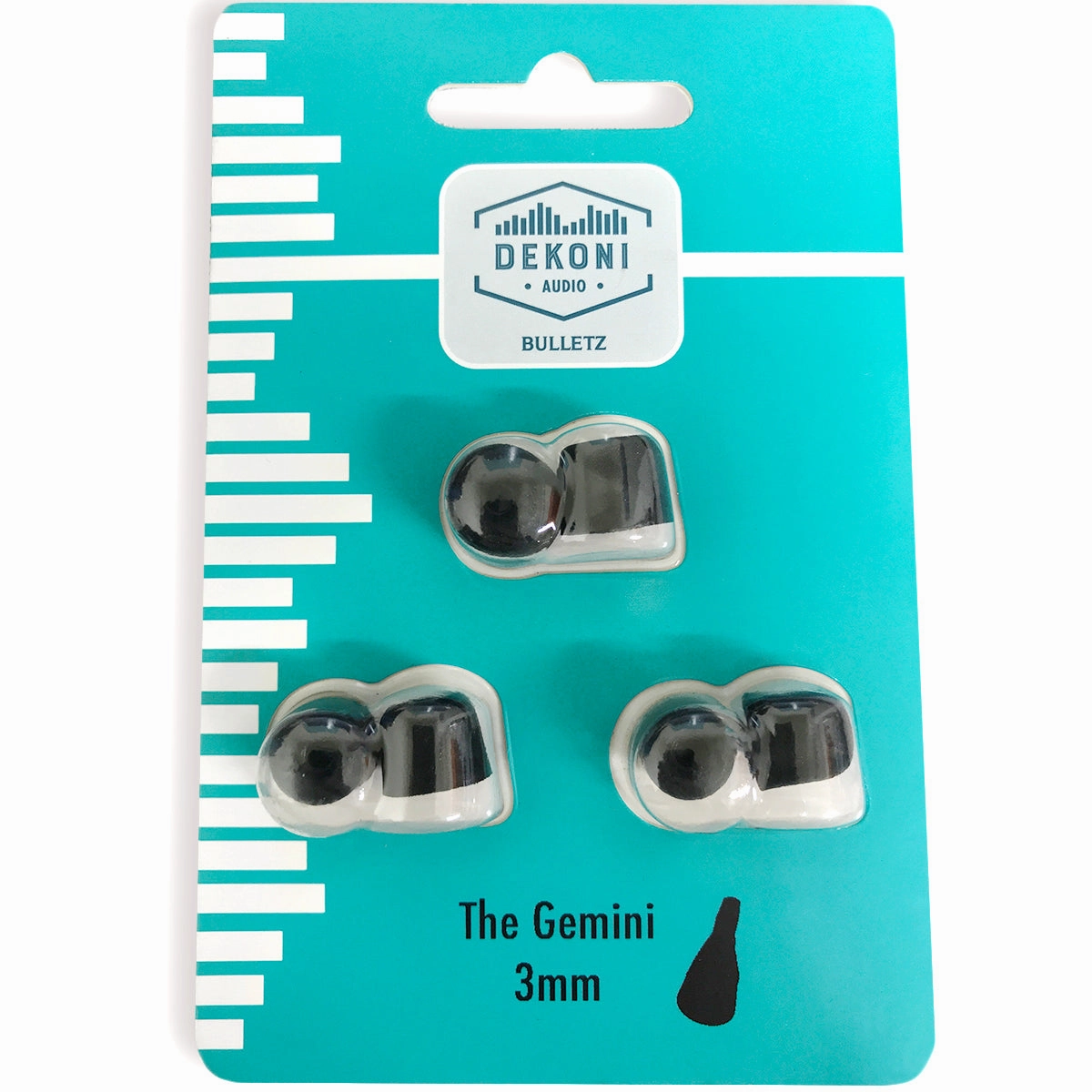 Dekoni Audio ETZ-GEMINI Premium Memory Foam Isolation Earphone Tips Gemini 3mm