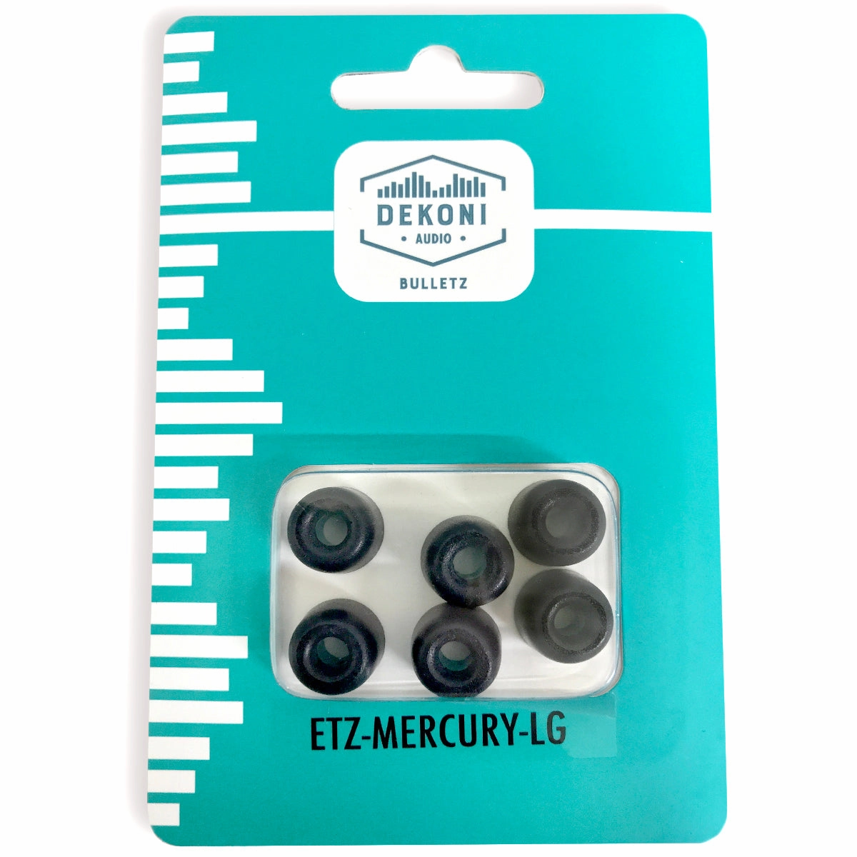 Dekoni Audio ETZ-MERCURY Premium Memory Foam Isolation Earphone Tips Mercury 4.9mm