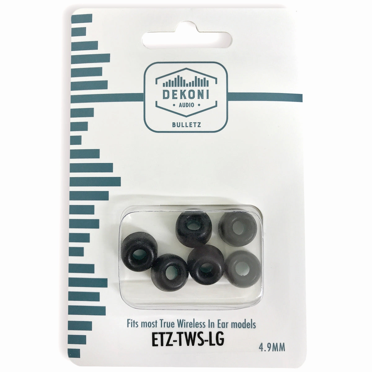 Dekoni Audio ETZ-TWS Premium Memory Foam Isolation Earphone Tips True Wireless
