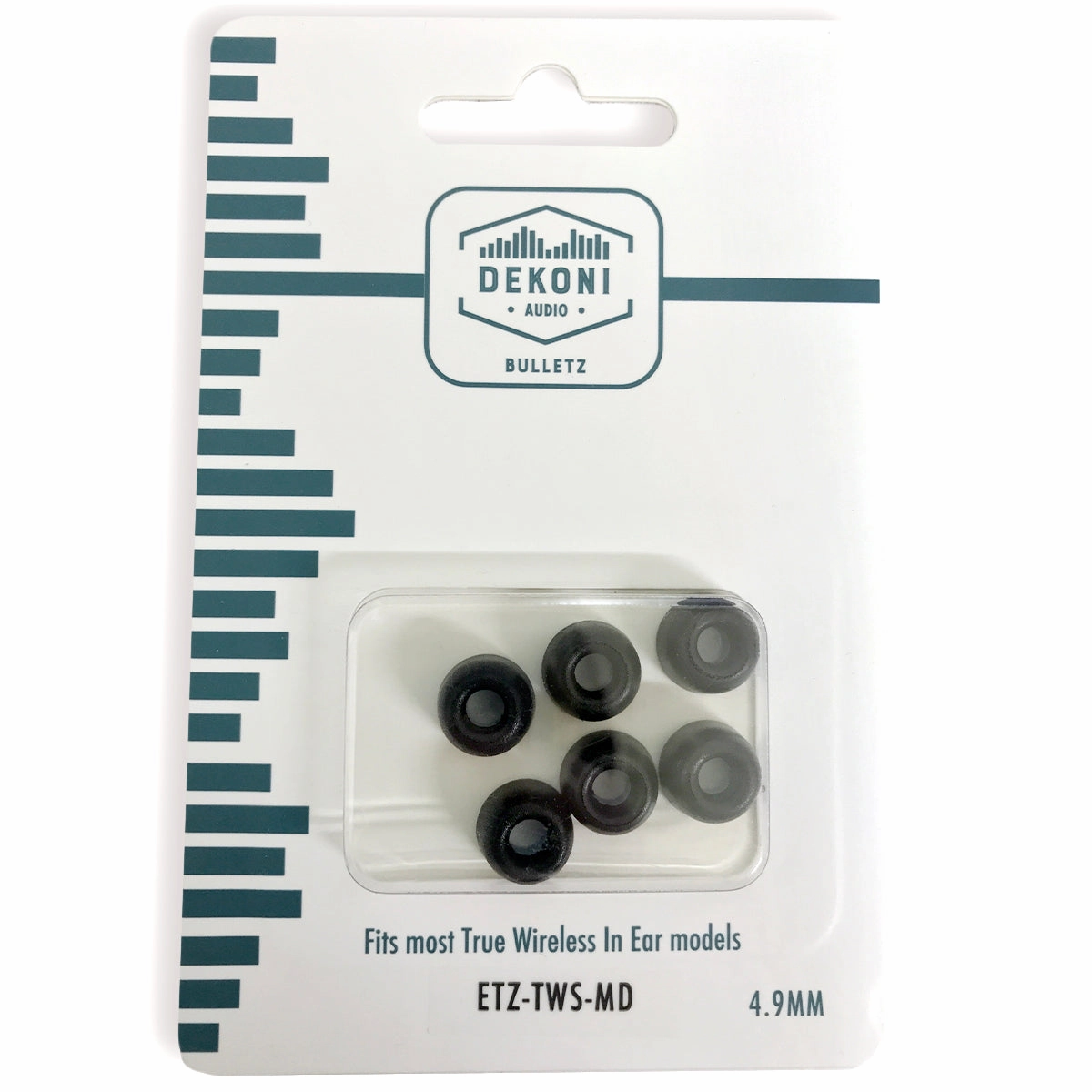 Dekoni Audio ETZ-TWS Premium Memory Foam Isolation Earphone Tips True Wireless