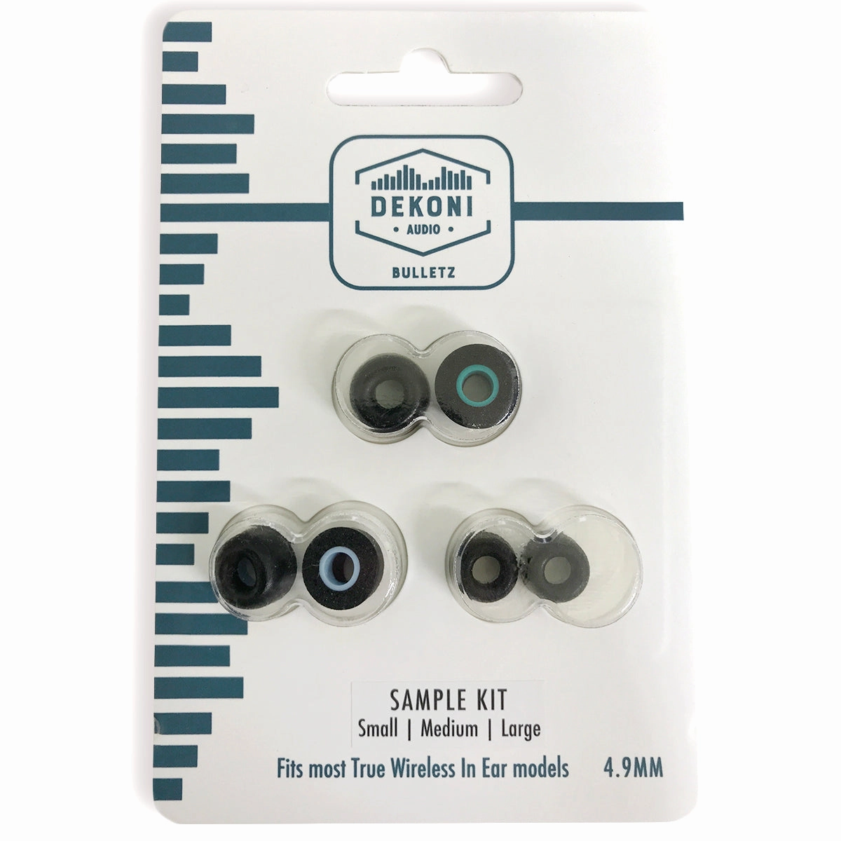 Dekoni Audio ETZ-TWS Premium Memory Foam Isolation Earphone Tips True Wireless