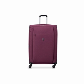 Delsey Paris Rami 28" Softside Expandable Spinner Luggage - HEATHERED RED ONE SIZE