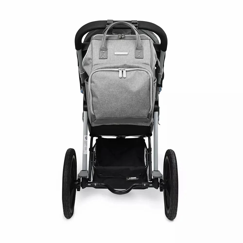 Diaper Bag Solid - Light Gray Heather