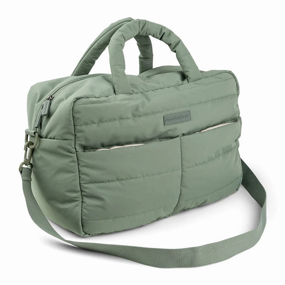Done By Deer Quilted Changing Bag Green