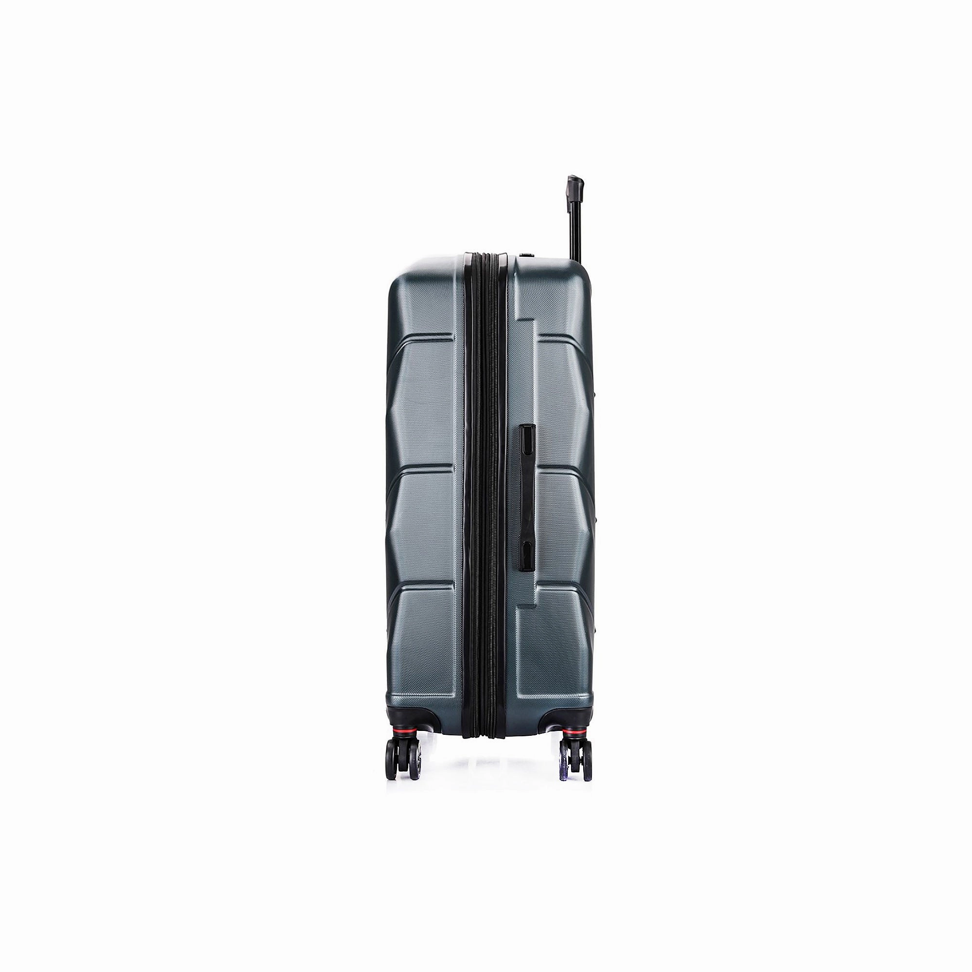 Dukap DKZONSML-GRE Zonix 3-Piece 20"/26"/30" Lightweight Hardside Set Luggage, Green