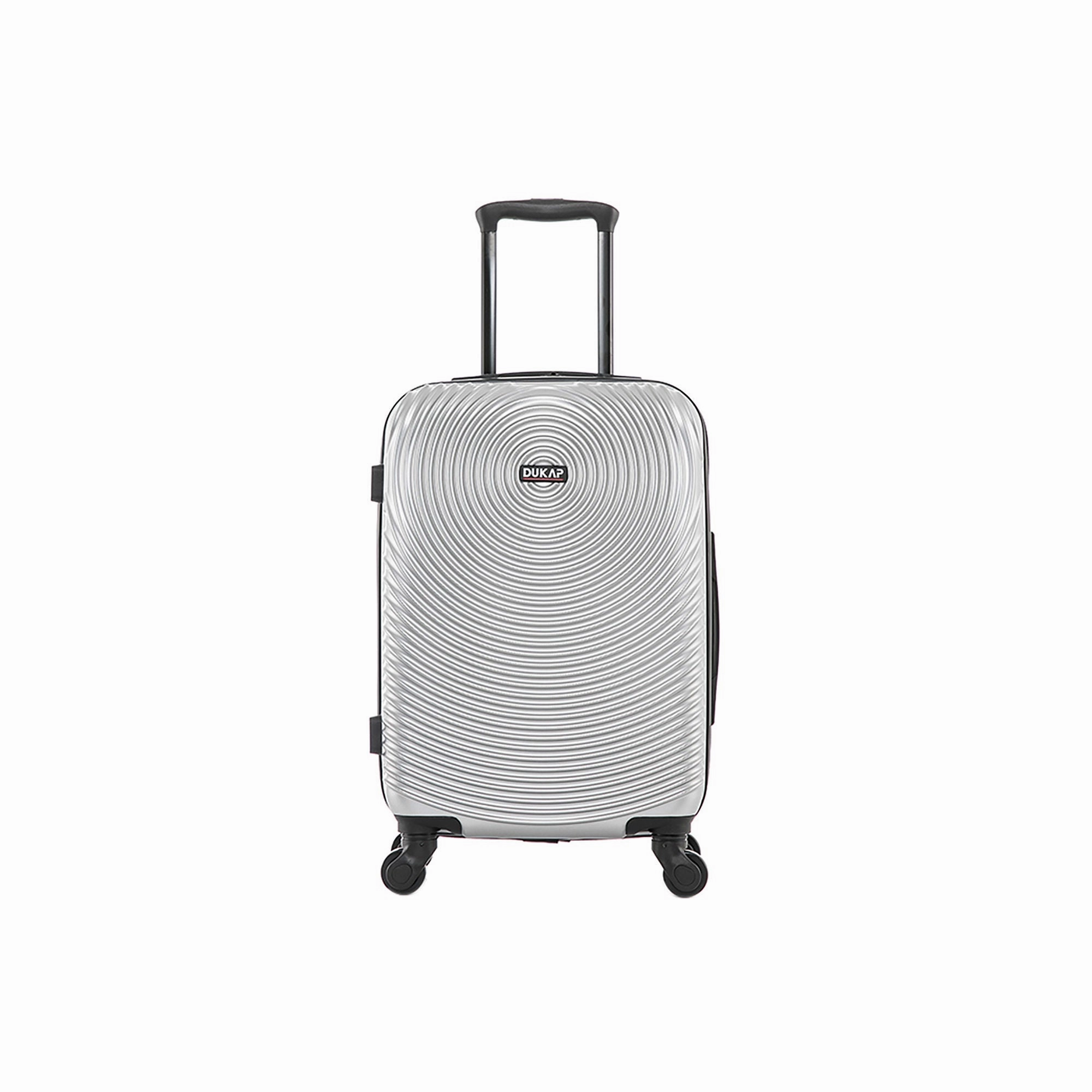 Dukap Inception 20" Carry-On Hardside Lightweight Spinner Luggage - SILVER ONE SIZE
