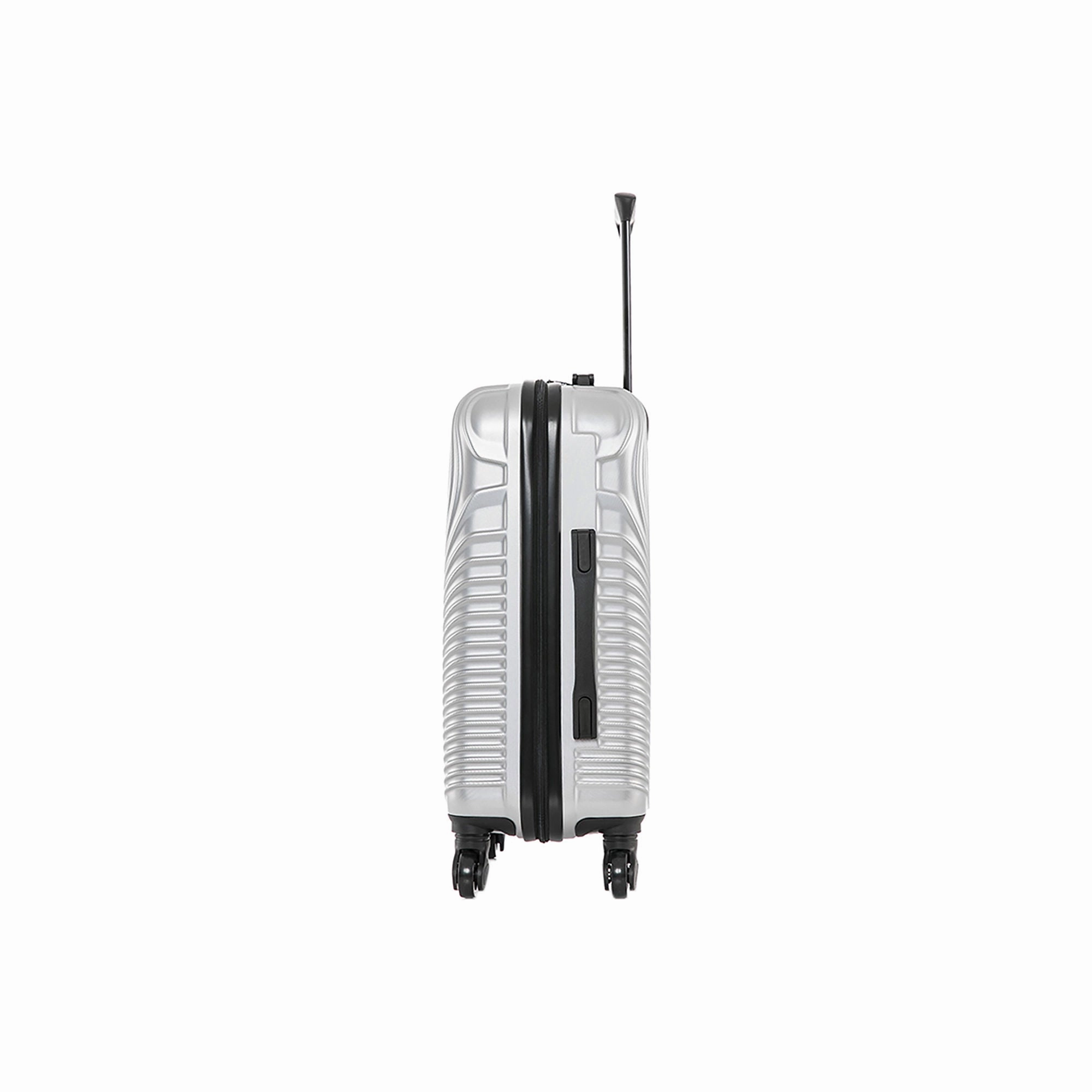 Dukap Inception 20" Carry-On Hardside Lightweight Spinner Luggage - SILVER ONE SIZE