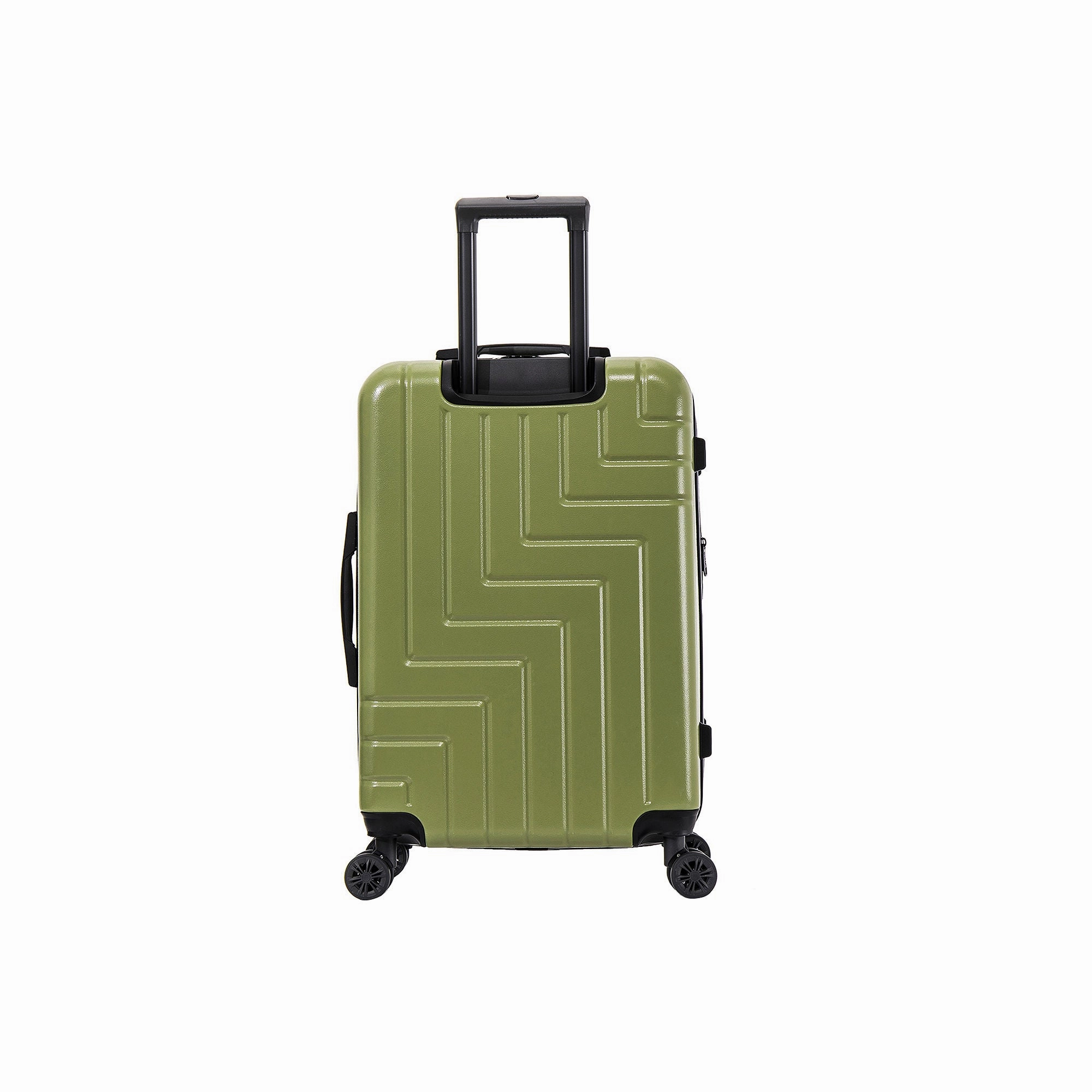 Dukap Zahav 24" Hardside Lightweight Spinner Luggage - GREEN ONE SIZE