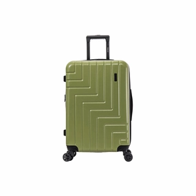 Dukap Zahav 24" Hardside Lightweight Spinner Luggage - GREEN ONE SIZE