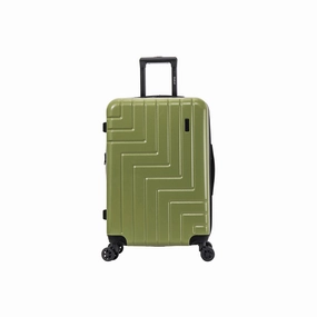 Dukap Zahav 24" Hardside Lightweight Spinner Luggage - GREEN ONE SIZE