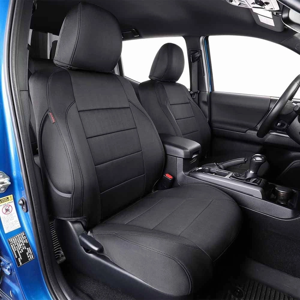 EKR 2014-2018 Subaru Forester Custom Fit Neoprene Car Seat Covers Full Set (Black)