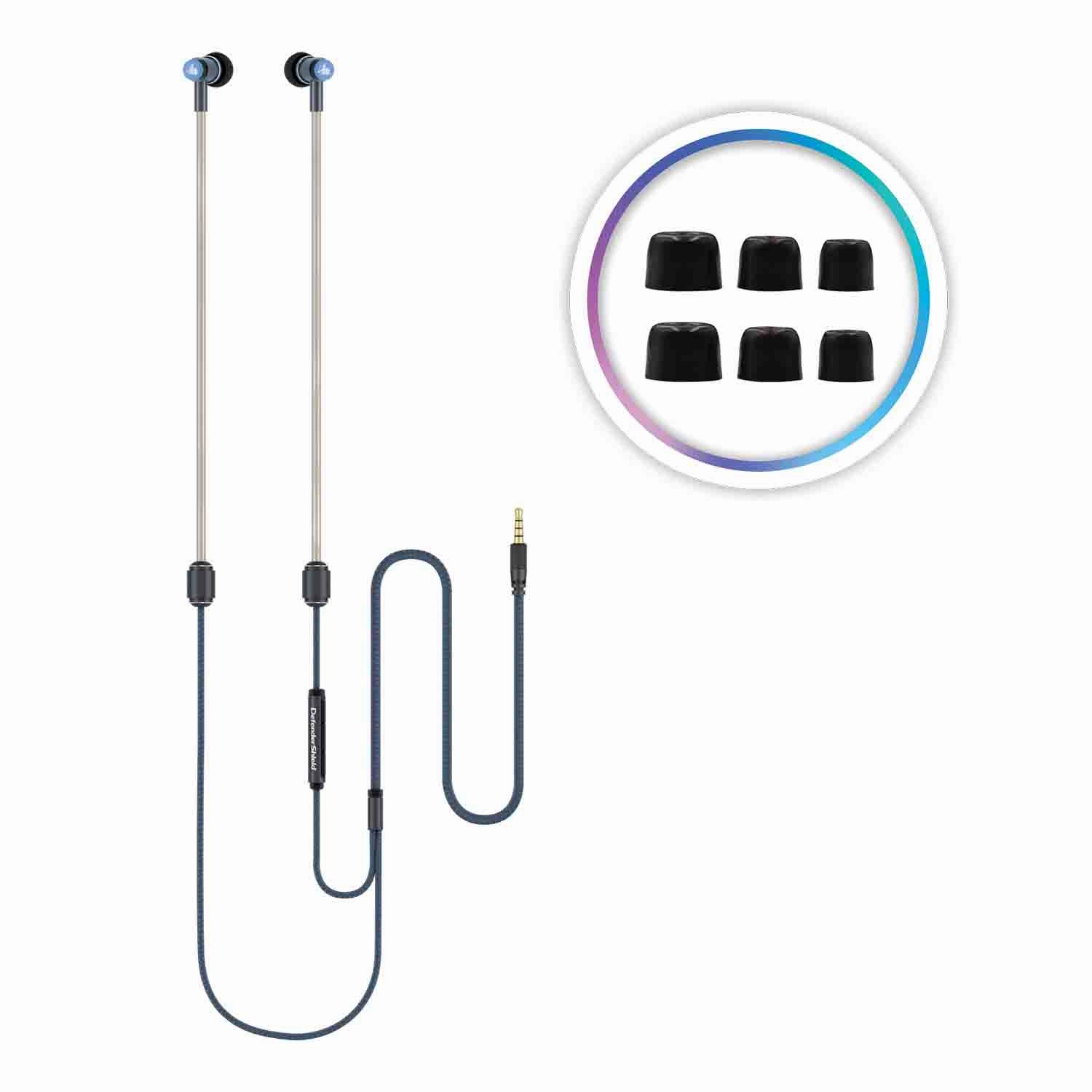 EMF Radiation-Free Earbuds Air Tube Stereo Headphones