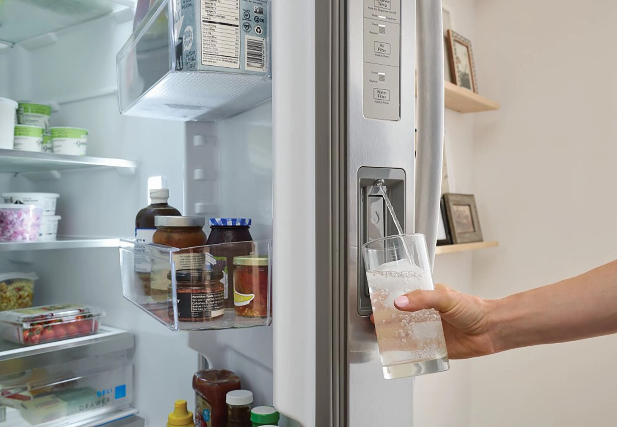 Frigidaire Gallery Smudge-Proof® Stainless Steel Side by Side Refrigerator (26.0 Cu. Ft.) - GRSN2620AF