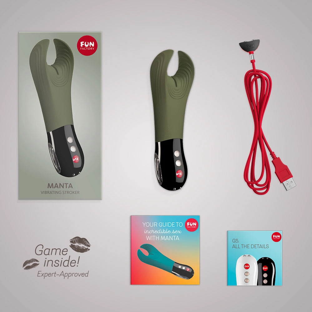 Fun Factory Manta Vibrating Penis Stroker