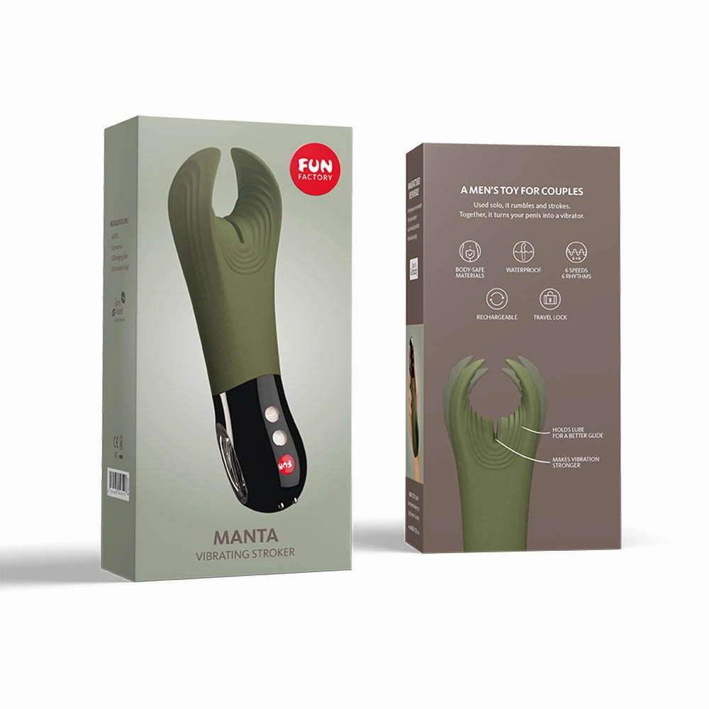 Fun Factory Manta Vibrating Penis Stroker