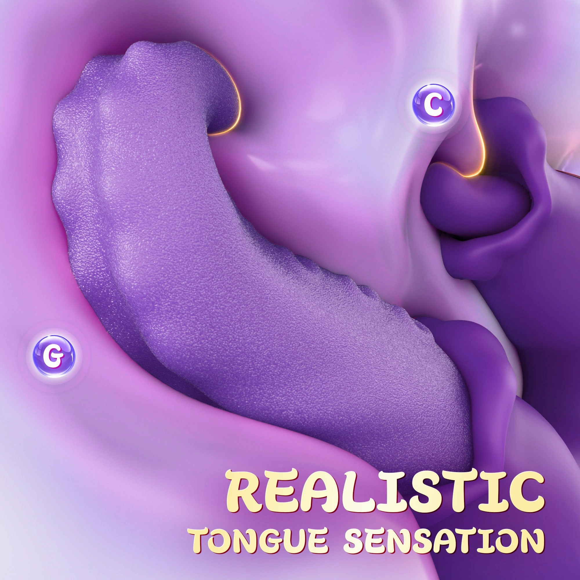 G-Spot Vibrator Rose Sex Toy with 10 Licking & Vibration Modes