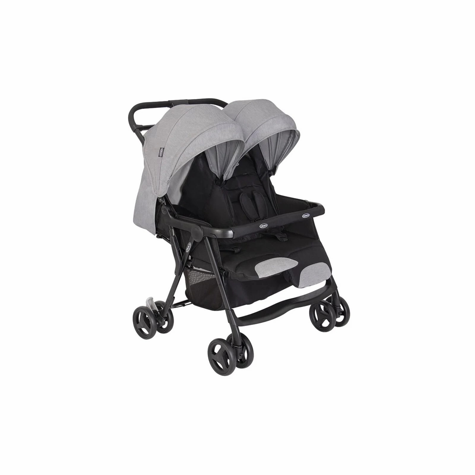 Graco DuoRider Twin Stroller - Steeple Grey
