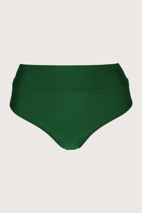GREEN HIGH-WAISTED BIKINI BOTTOM