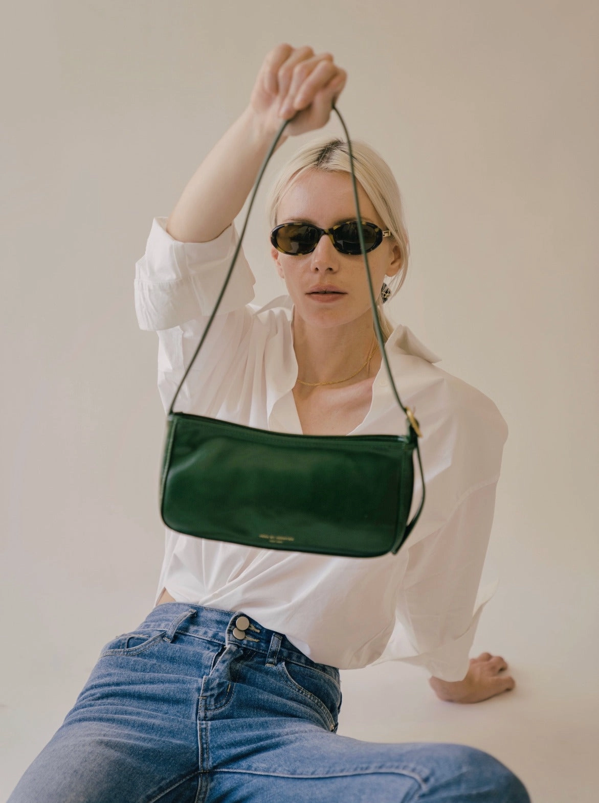Green Shoulder Bag