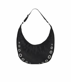 Grommet Shoulder Bag