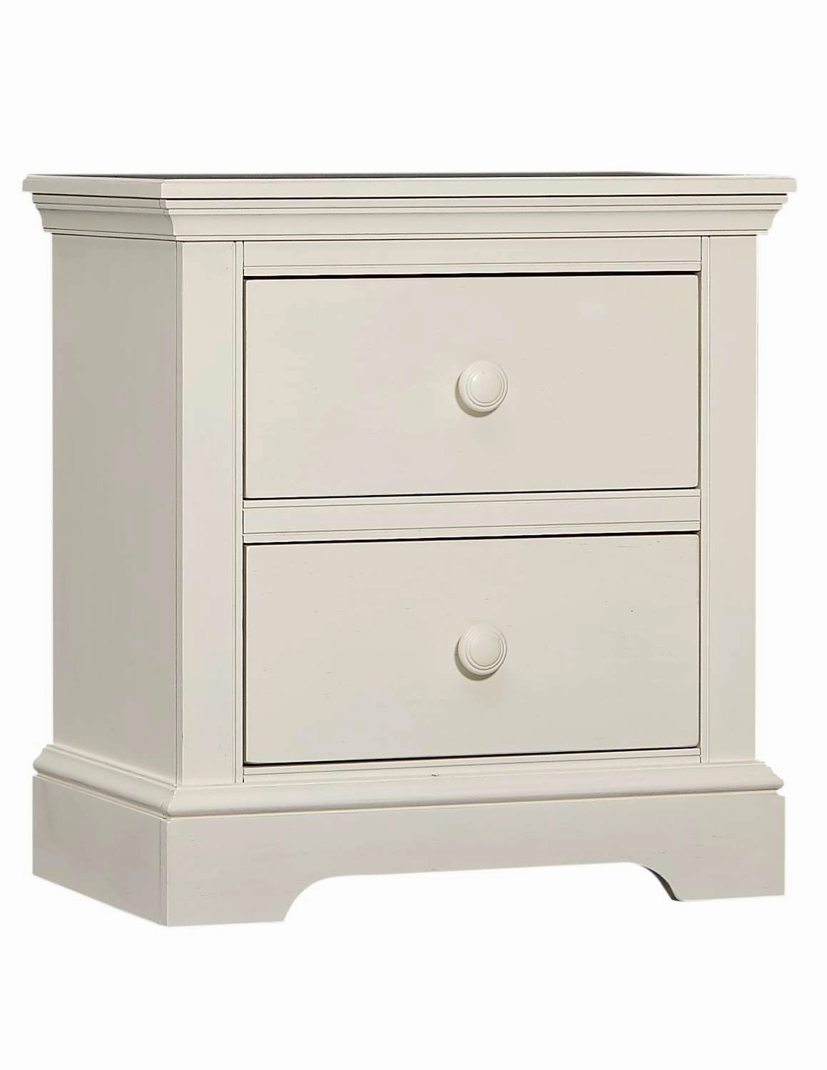 Hanley Night Table - Chalk