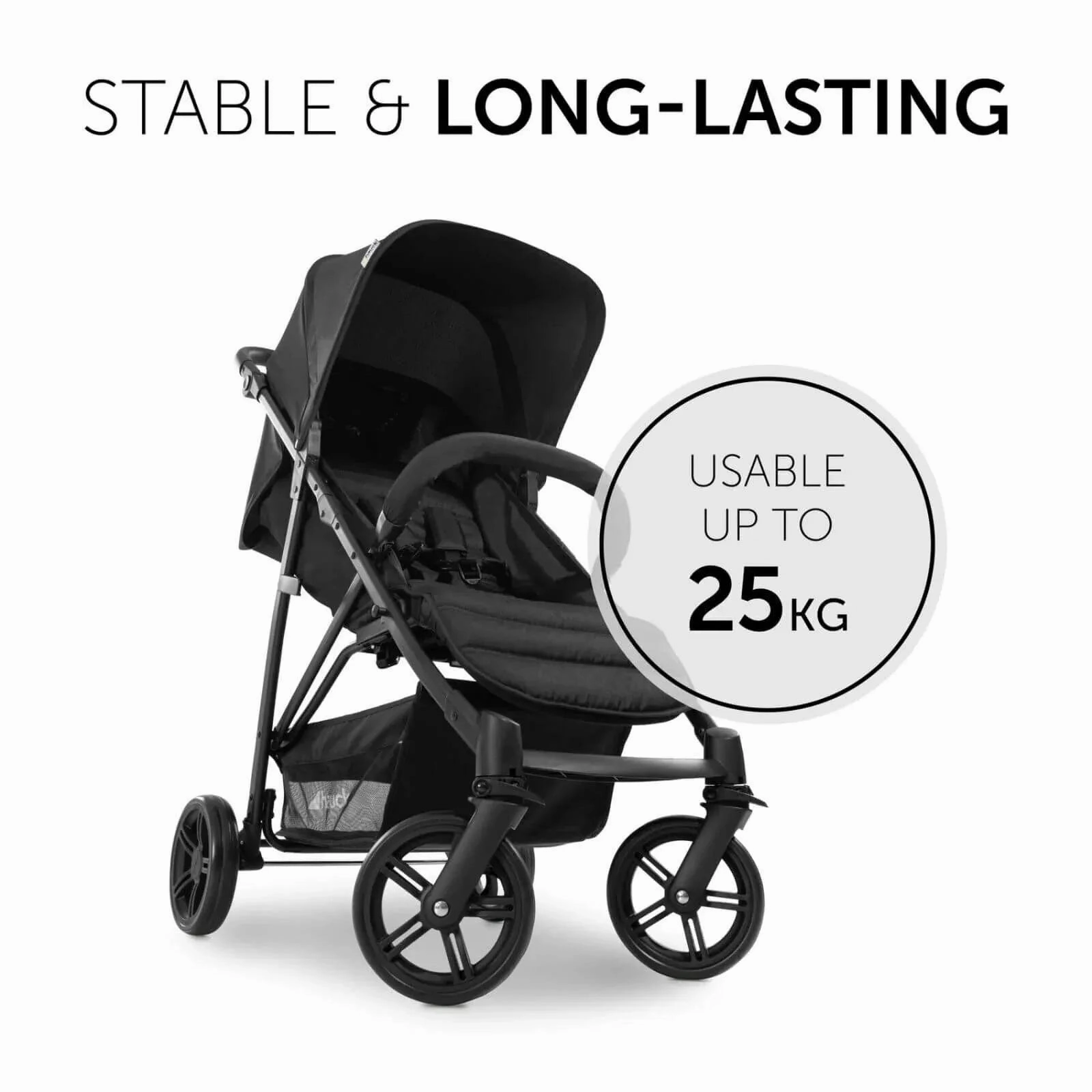 Hauck Rapid 4 Trioset - Black
