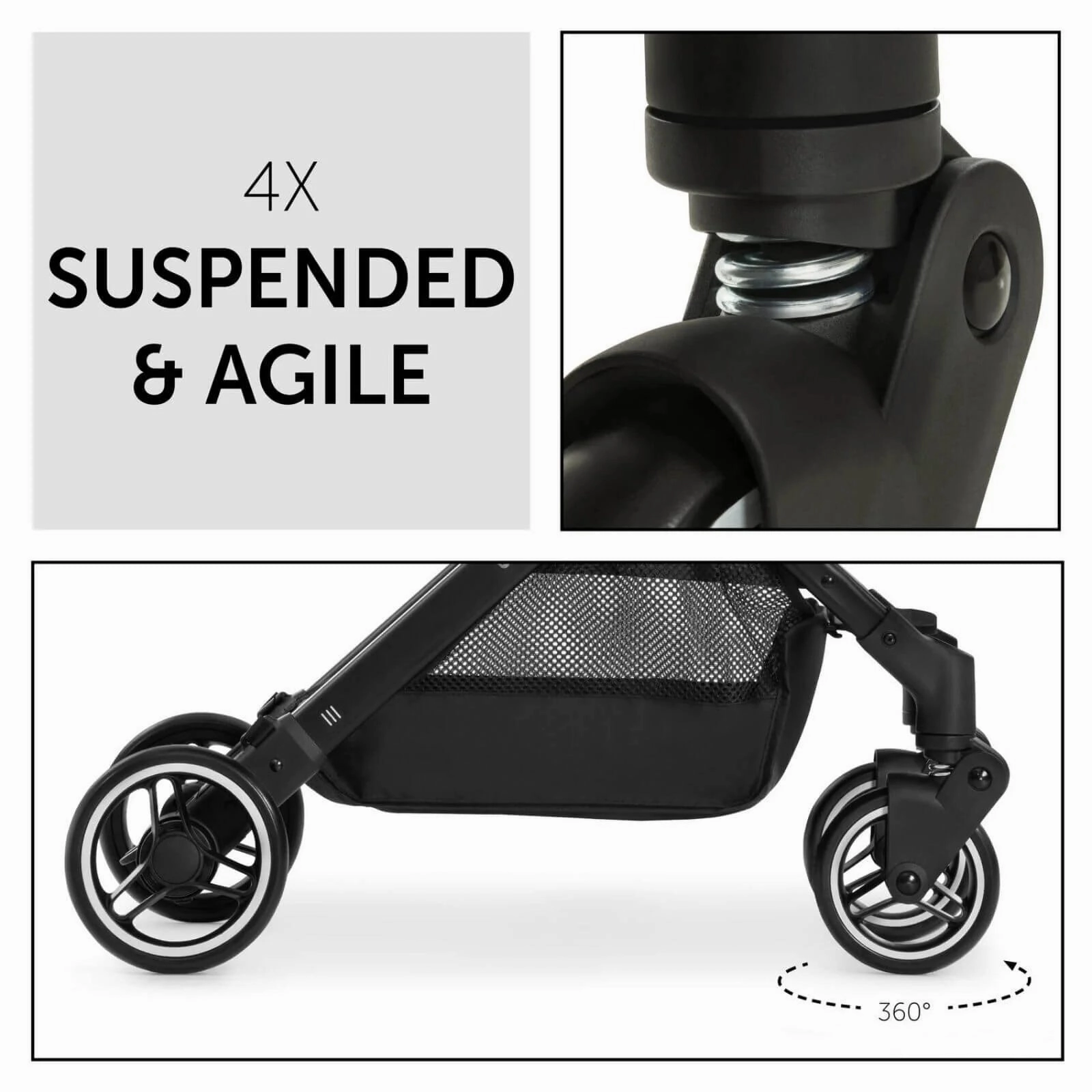 Hauck Travel N Care Pushchair - Navy Blue