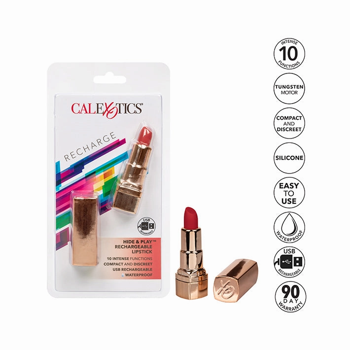 Hide & Play Rechargeable Lipstick Vibrator