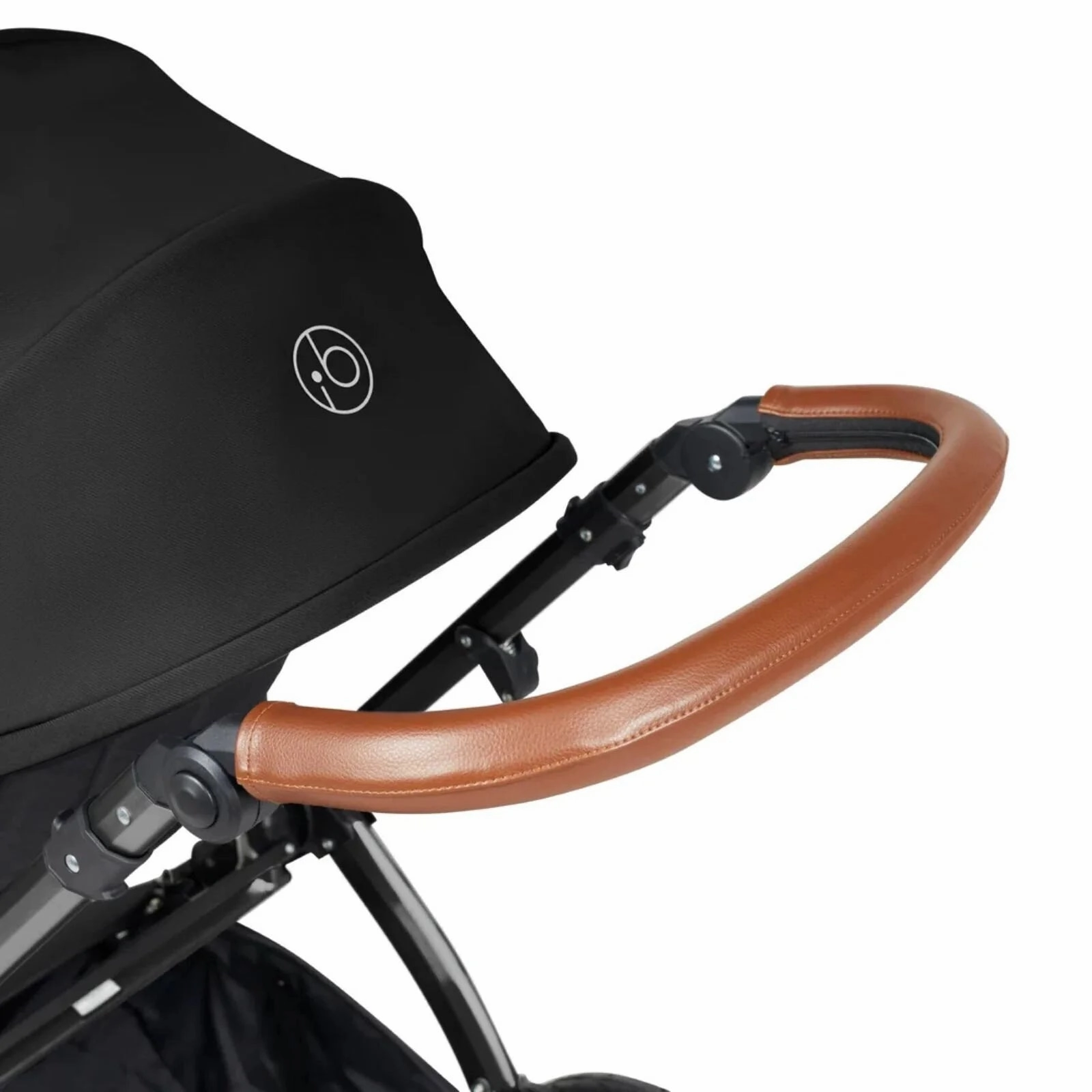 Ickle Bubba Stomp Luxe All-in-One Stratus i-Size Travel System with Isofix Base - Black & Midnight & Tan