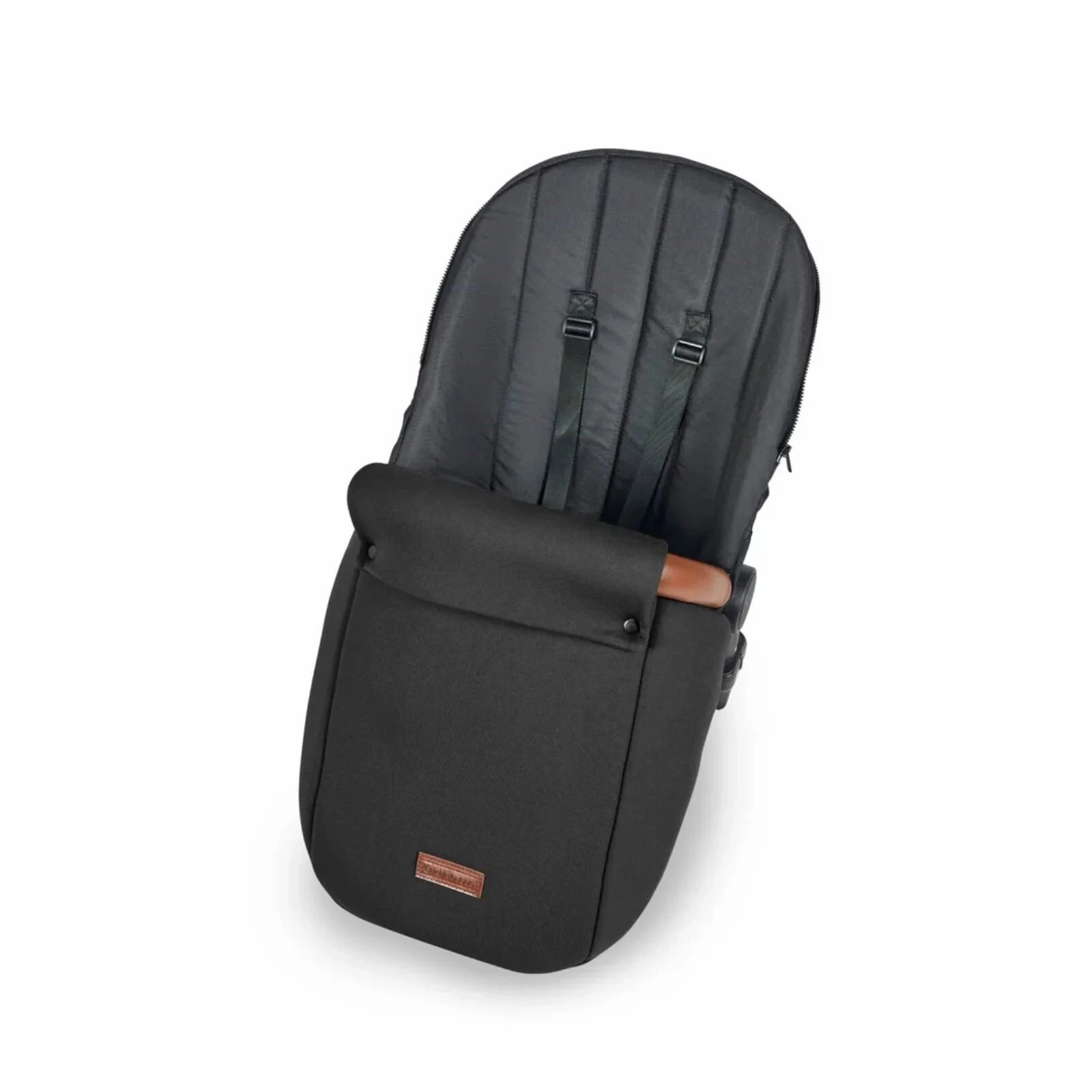 Ickle Bubba Stomp Luxe All-in-One Stratus i-Size Travel System with Isofix Base - Black & Midnight & Tan