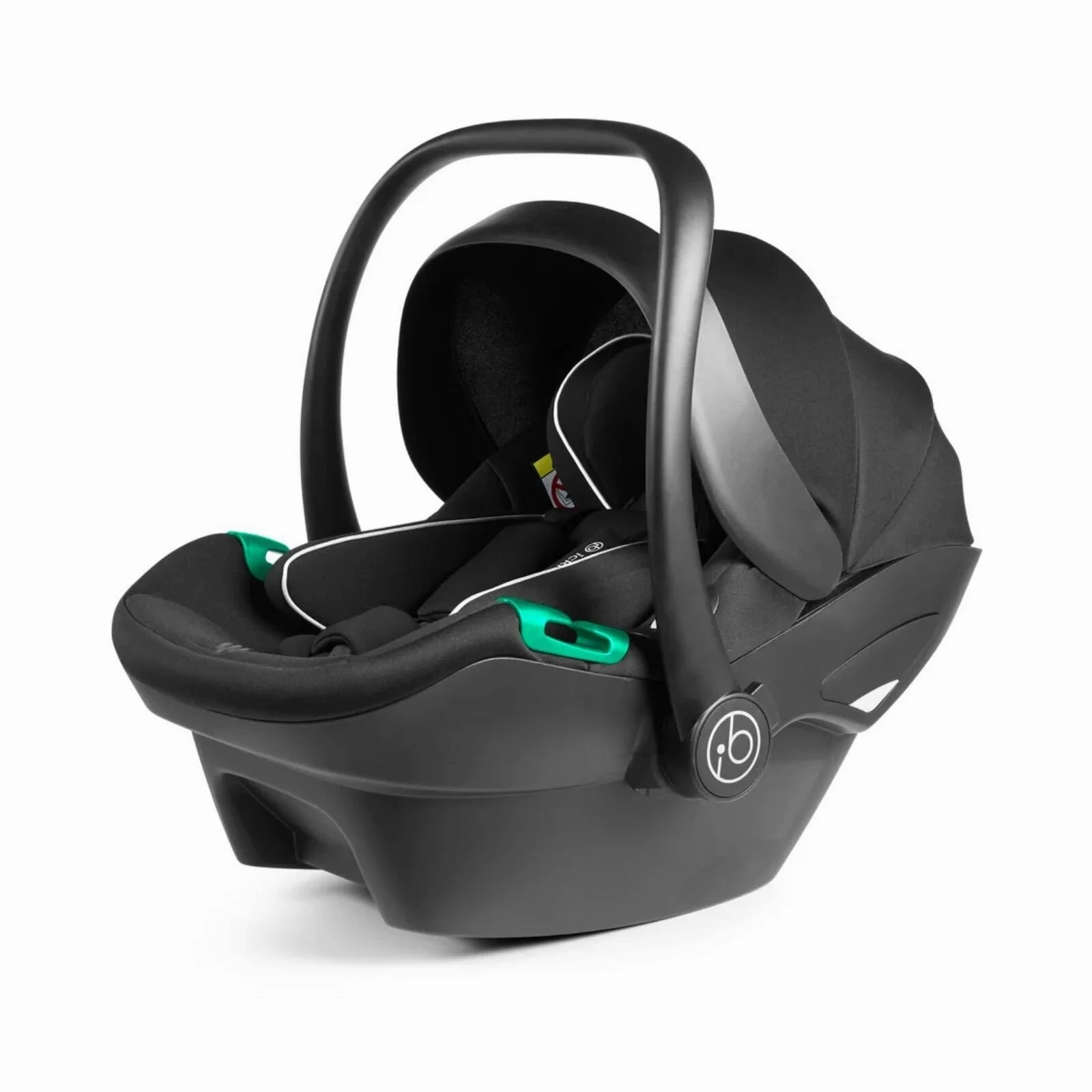 Ickle Bubba Stomp Luxe All-in-One Stratus i-Size Travel System with Isofix Base - Black & Midnight & Tan
