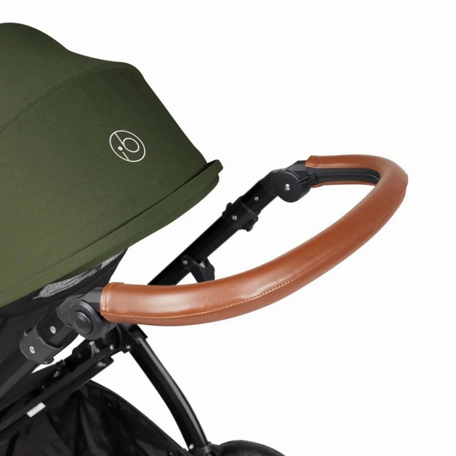 Ickle Bubba Stomp Luxe All-in-One Stratus i-Size Travel System with Isofix Base - Black & Woodland & Tan