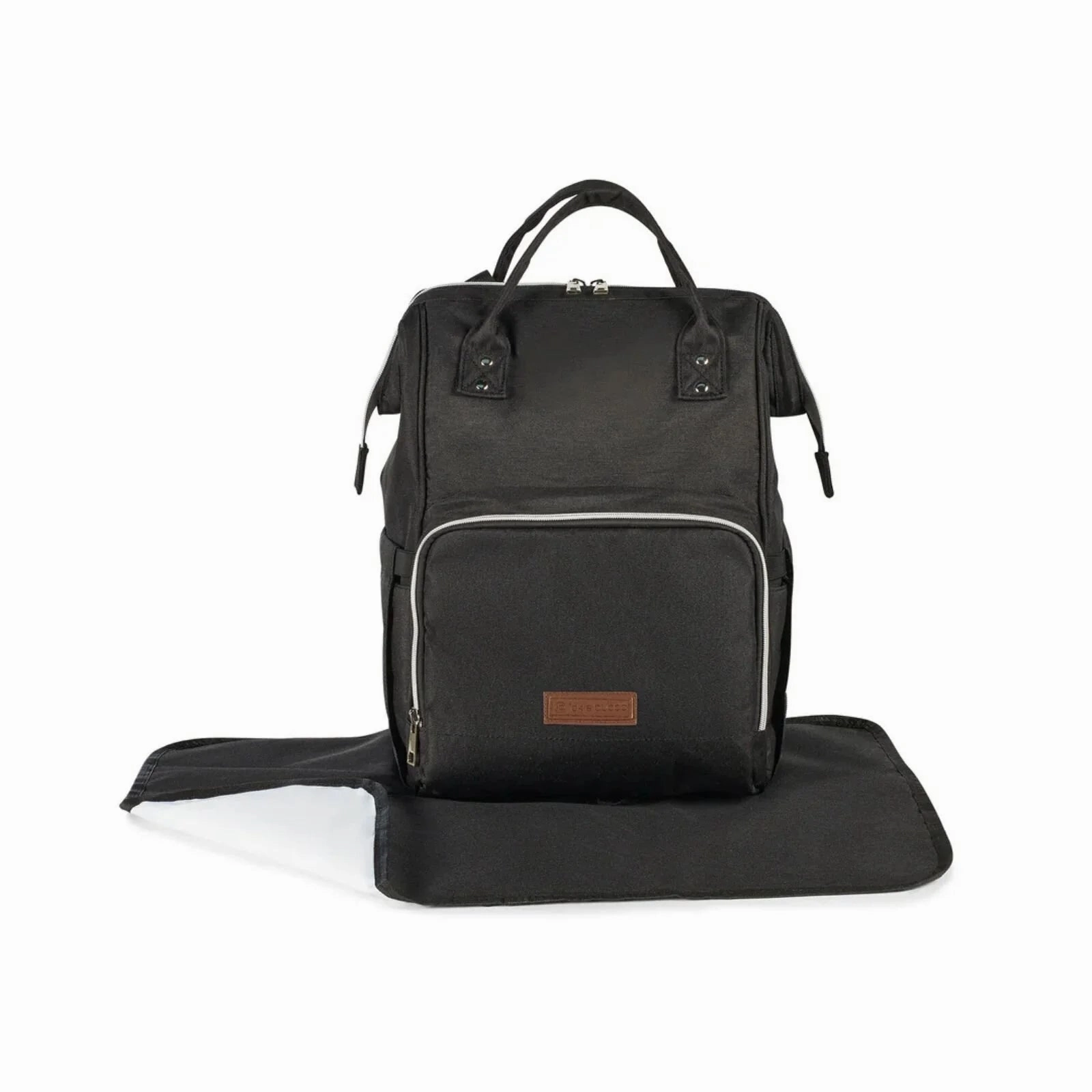 Ickle Bubba Stomp Luxe All-in-One Stratus i-Size Travel System with Isofix Base - Black & Woodland & Tan