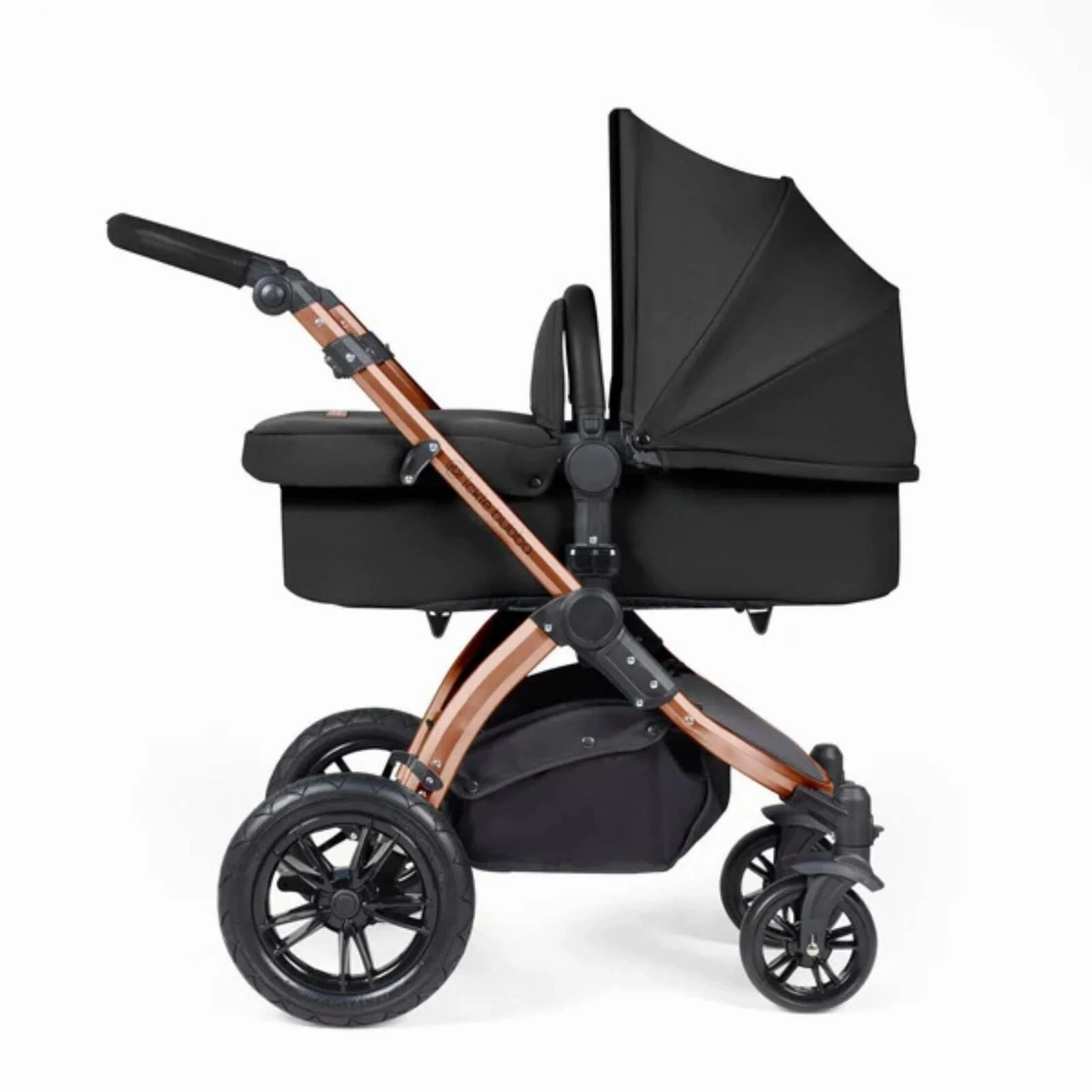 Ickle Bubba Stomp Luxe All-in-One Stratus i-Size Travel System with Isofix Base - Bronze & Midnight & Black