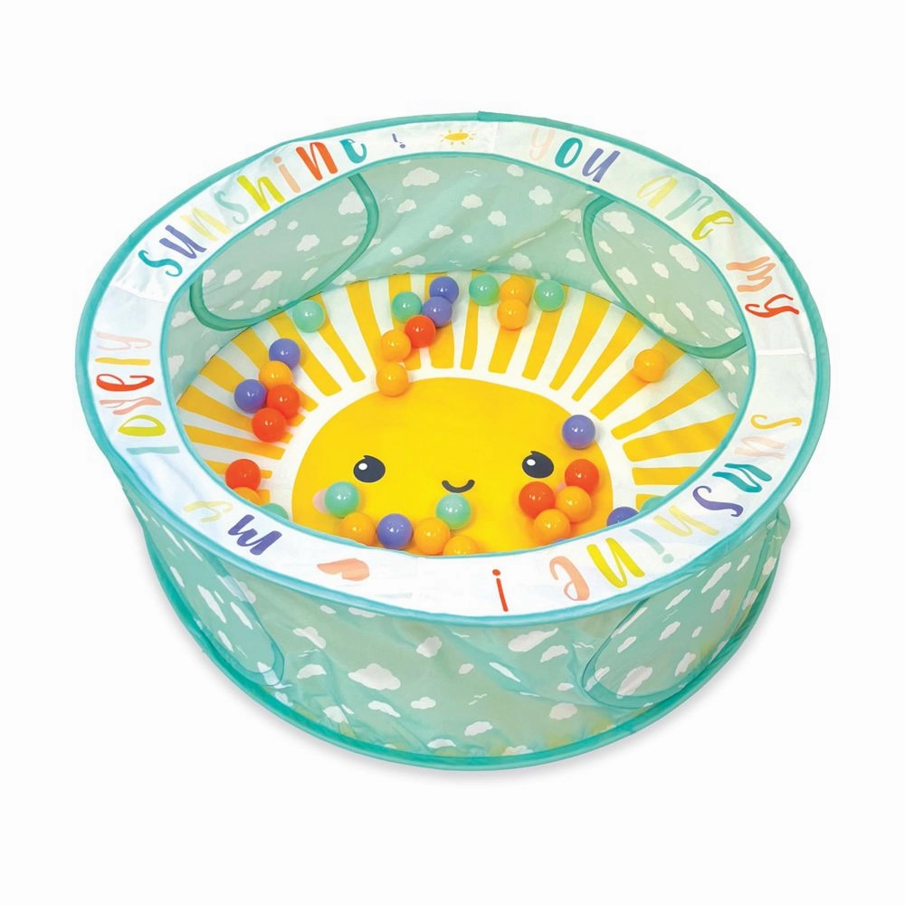 Infantino 213079-00 Pop-Up Ball Pit  50 Colorful Balls, Easy Setup & Storage, 35" Spacious Play Area, Bright & Colorful Design
