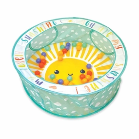Infantino 213079-00 Pop-Up Ball Pit  50 Colorful Balls, Easy Setup & Storage, 35" Spacious Play Area, Bright & Colorful Design