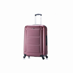InUSA IUPIL00L-WIN Pilot 28'' Lightweight Hardside Spinner Luggage, Wine