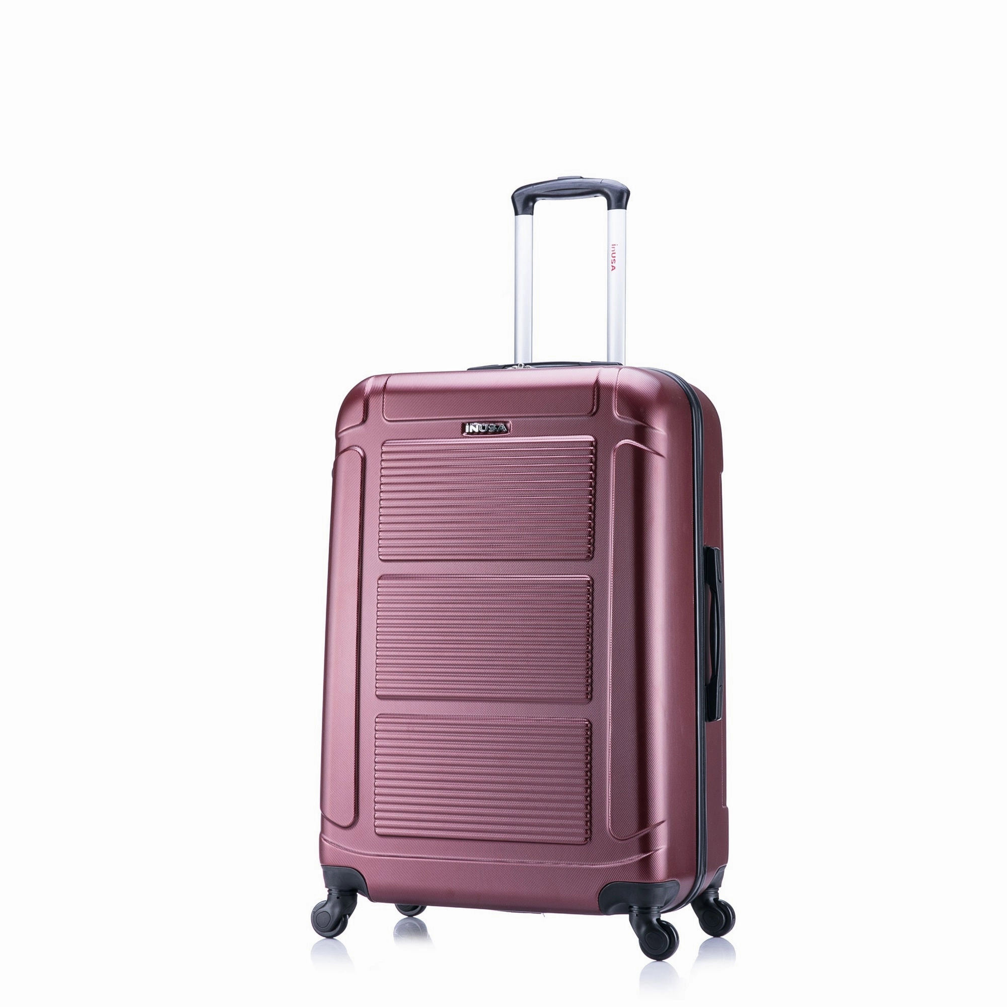 InUSA IUPIL00L-WIN Pilot 28'' Lightweight Hardside Spinner Luggage, Wine