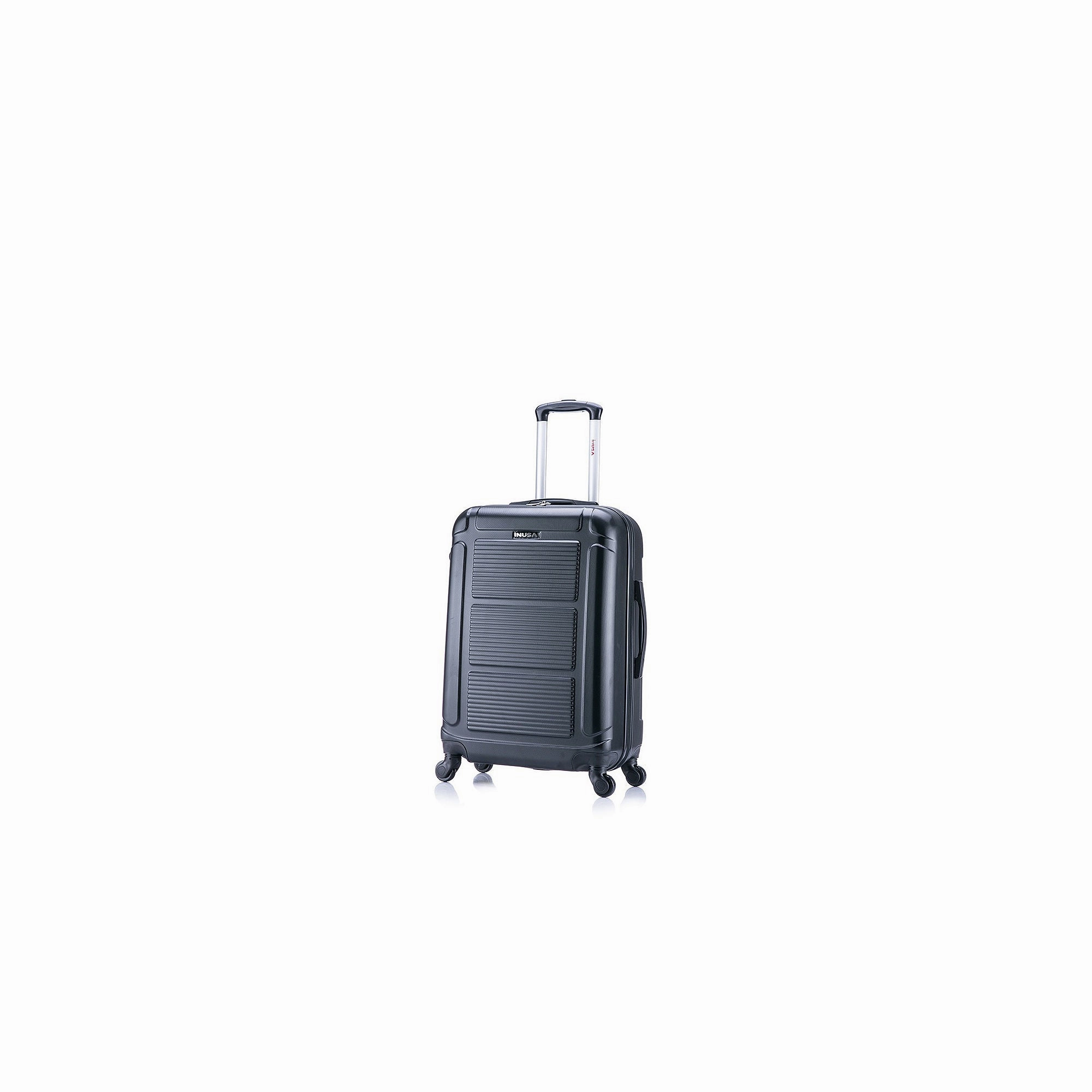 InUSA IUPIL00M-COA Pilot 24" Lightweight Hardside Spinner Luggage, Black