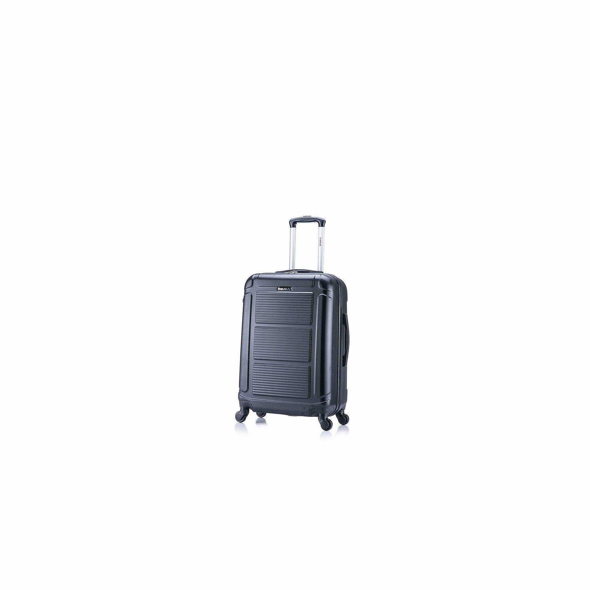 InUSA IUPIL00M-COA Pilot 24" Lightweight Hardside Spinner Luggage, Black