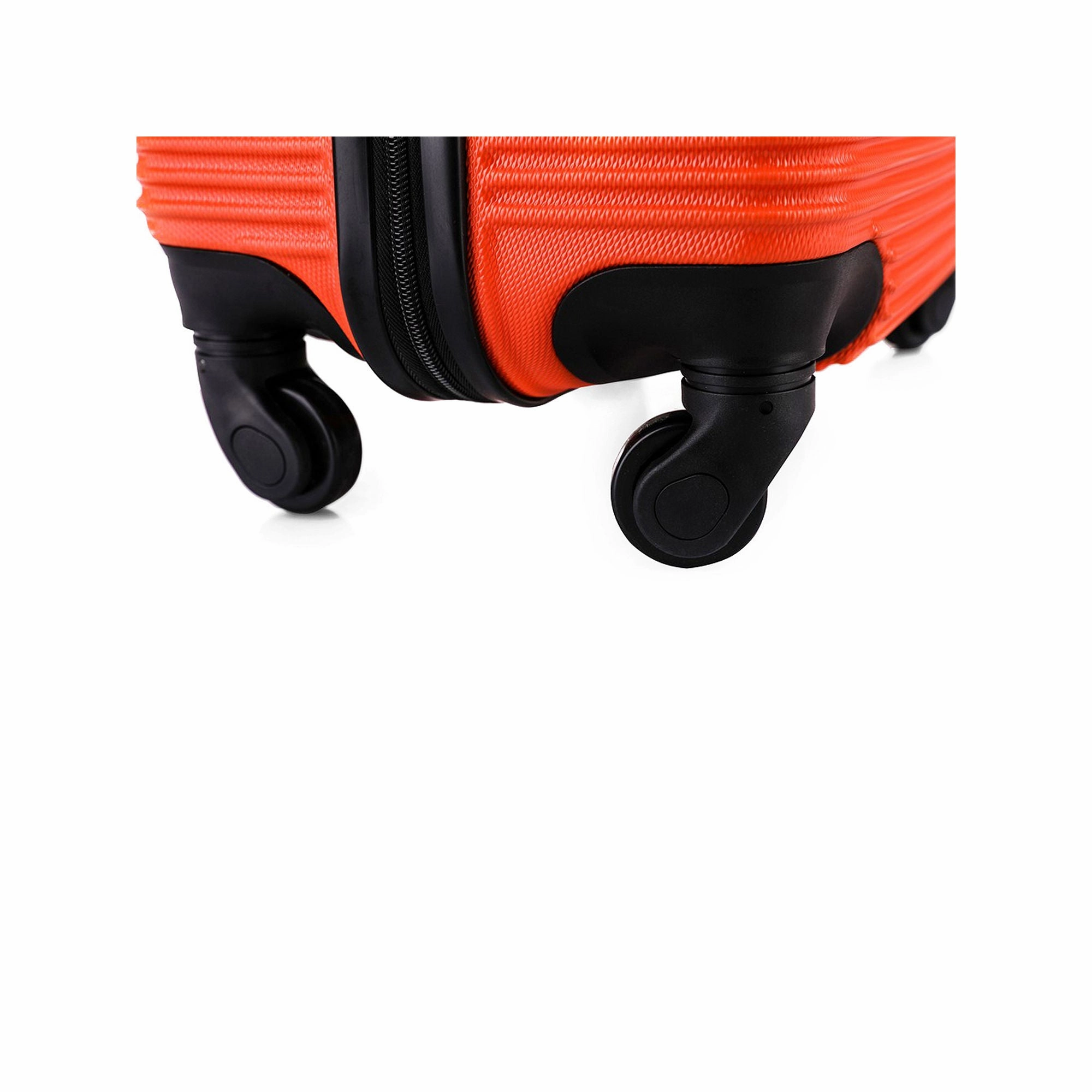 InUSA IUROY00L-ORG Royal 28" Lightweight Hardside Spinner Luggage, Orange