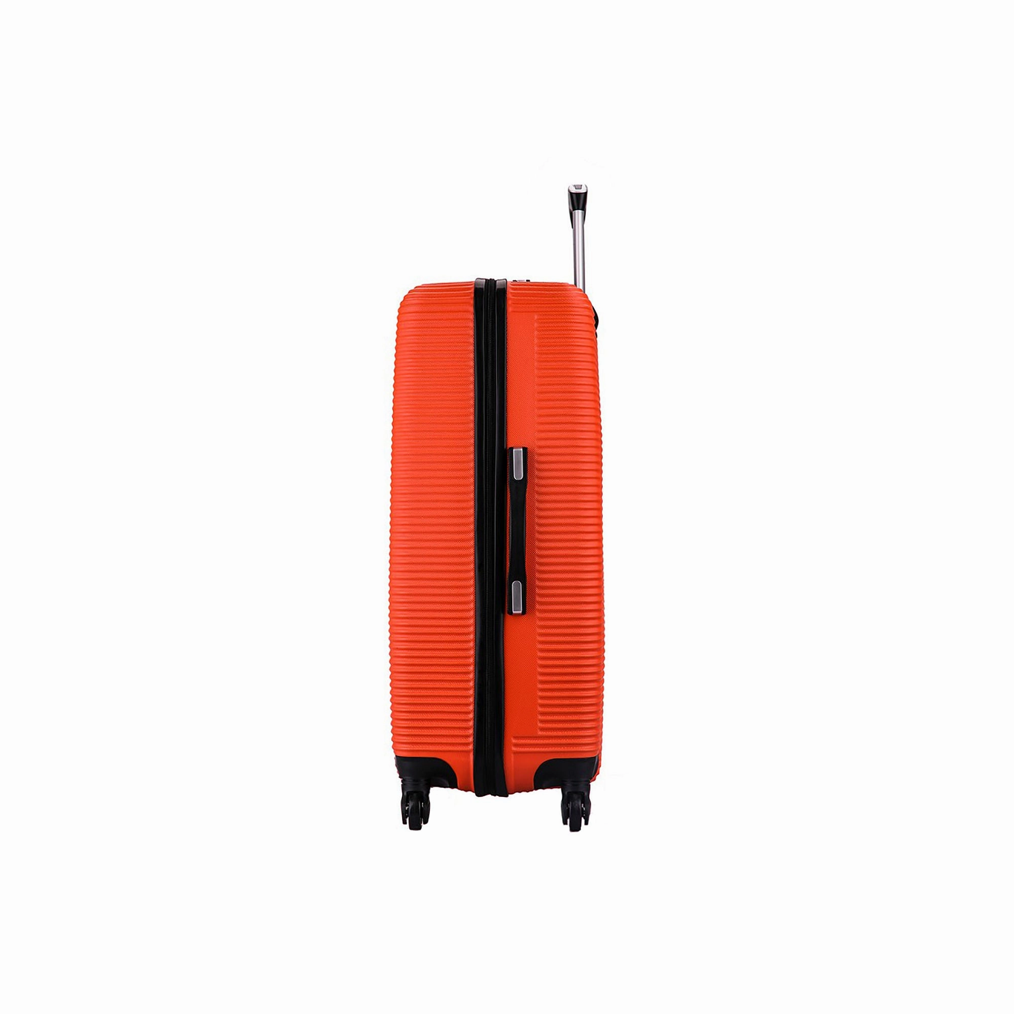 InUSA IUROY00L-ORG Royal 28" Lightweight Hardside Spinner Luggage, Orange