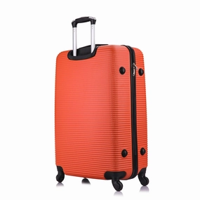 InUSA IUROY00L-ORG Royal 28" Lightweight Hardside Spinner Luggage, Orange