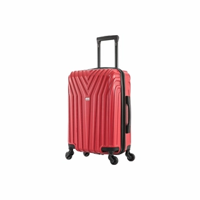 Inusa Vasty 20" Carry-On Hardside Lightweight Spinner Luggage - RED ONE SIZE