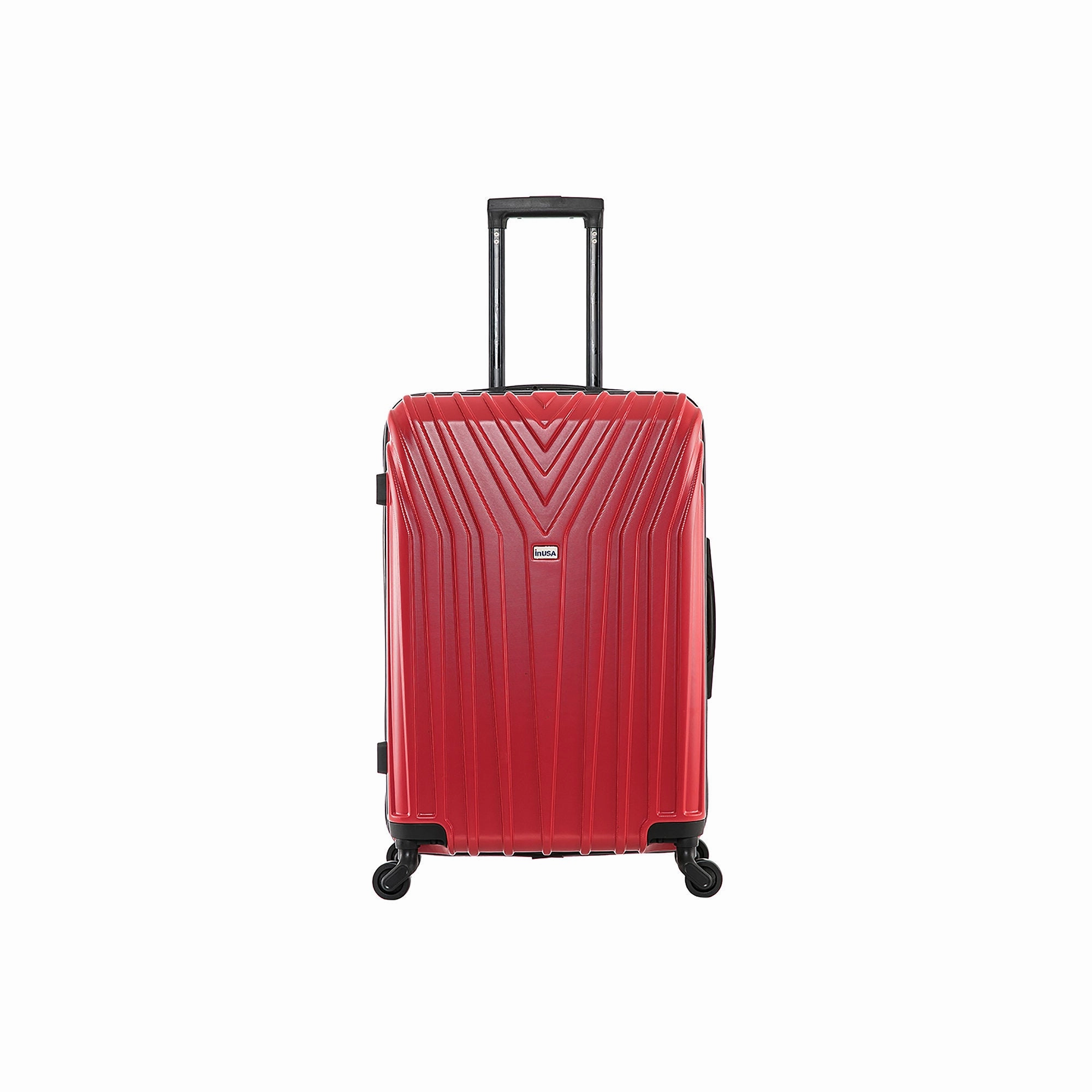 Inusa Vasty 24" Hardside Lightweight Spinner Luggage - RED ONE SIZE